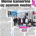 meme kanserine üç aşamalı neşter akşam gazetesi